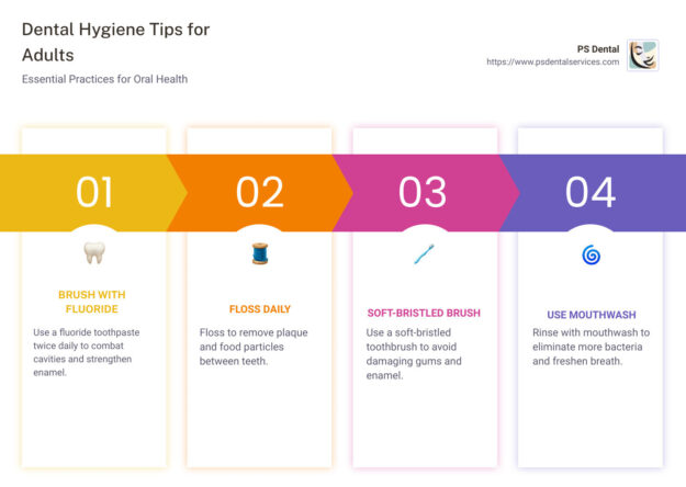 infographic for Dental Hygiene Tips