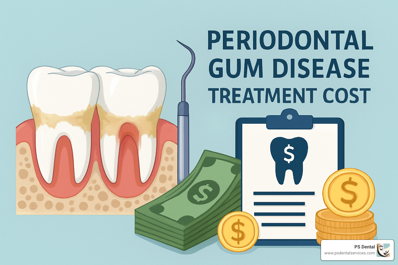 periodontal gum disease treatment cost